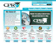 Tablet Screenshot of cpracademy.com